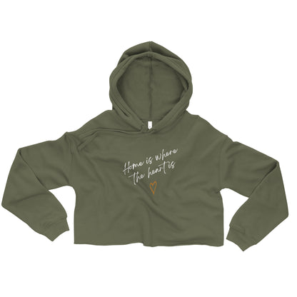 Women's "Home" Crop Hoodie