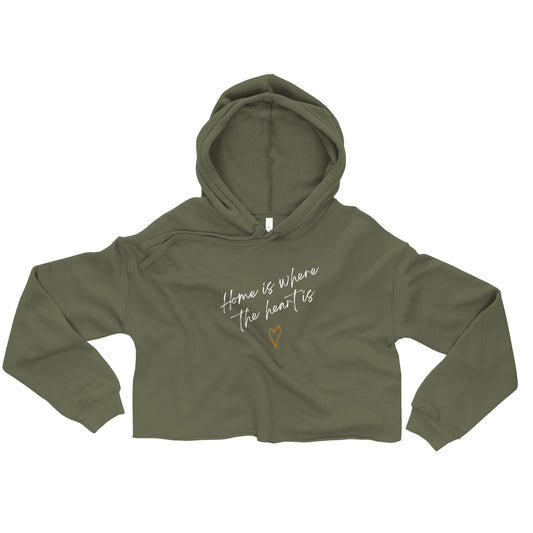 Women's "Home" Crop Hoodie