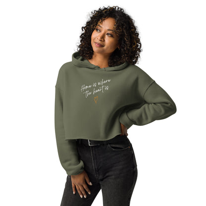 Women's "Home" Crop Hoodie